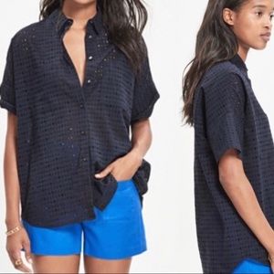 Madewell Eyelet Courier Shirt